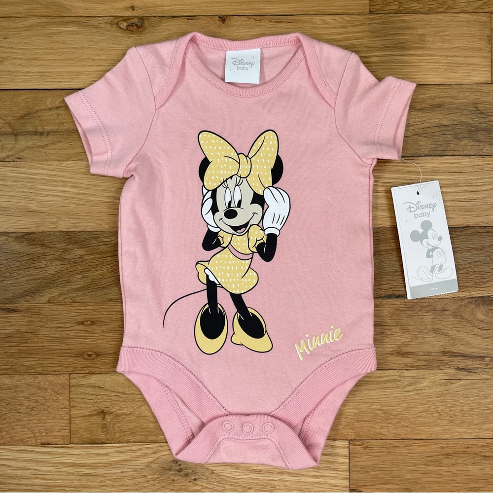 Disney Minnie Mouse Baby Girl Bodysuits | 3 Months | 100% cotton